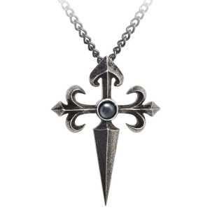 Santiago Pewter Gothic Necklace