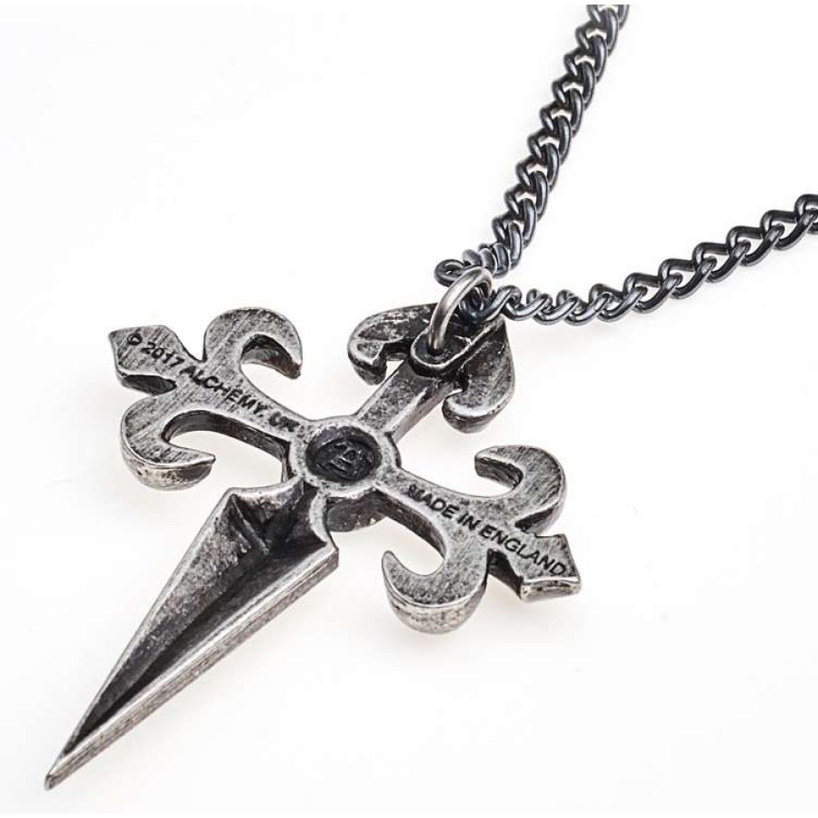 Santiago Pewter Gothic Pendant | Alchemy Gothic Necklace