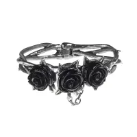 Wild Black Rose Gothic Bracelet