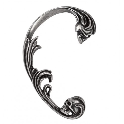 Dece's de Rocaille Gothic Ear Wrap with Skull