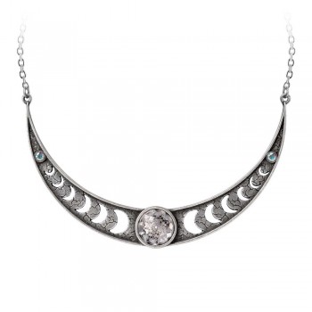 Priestess of Ishtar Moon Phase Necklace