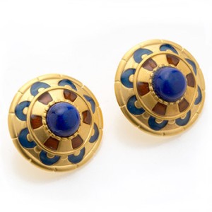 Royal Egyptian Lapis Earrings