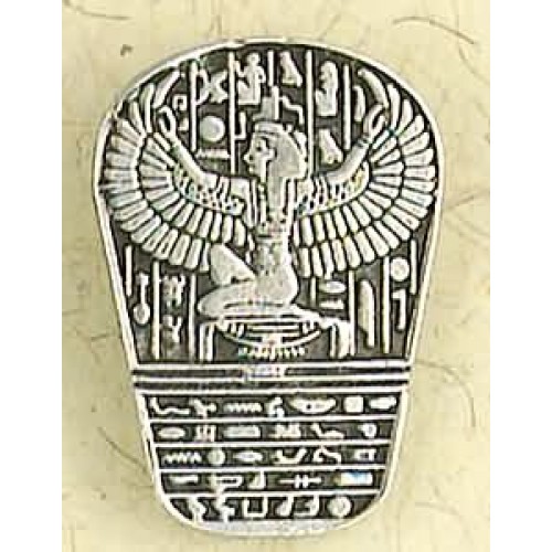 Isis Heiroglyphic Stele Pewter Necklace