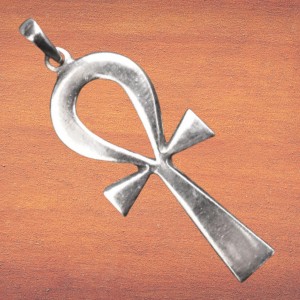 Ankh Plain Pewter Necklace