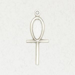 Ankh Simple Pewter Egyptian Necklace