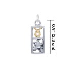 Taurus Silver and Gold Charm