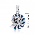 Sterling Silver Nautilus Pendant