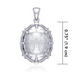 Butterfly Quartz Crystal Sterling Silver Pendant