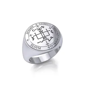 Archangel Gabriel Sigil Signet Ring