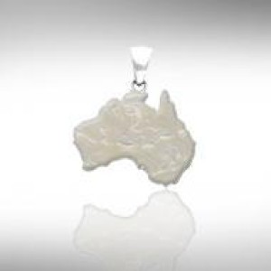 Australia Inlaid Mother of Pearl Pendant