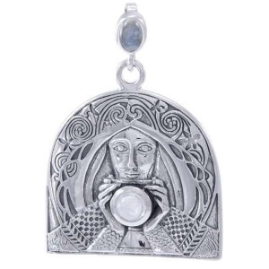 Camelot Holy Grail Moonstone Pendant