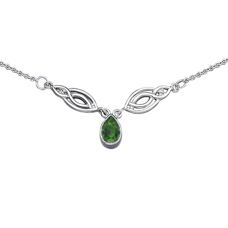 Emerald Celtic Pendant