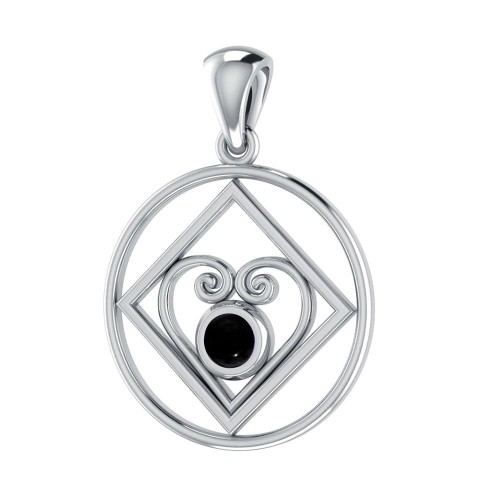 Heart of Power Black Onyx Pendant