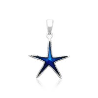 Starfish Silver Pendant