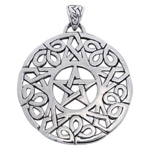 Knotwork Pentacle Pendant