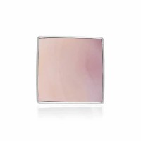 Pink Shell Modern Square Pendant