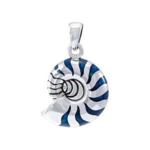 Sterling Silver Nautilus Pendant