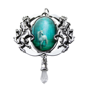 Forest Enchanted Unicorn Cameo